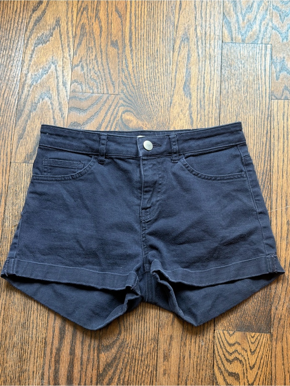 H&M Women’s Navy Blue High-Rise Casual Shorts size 2